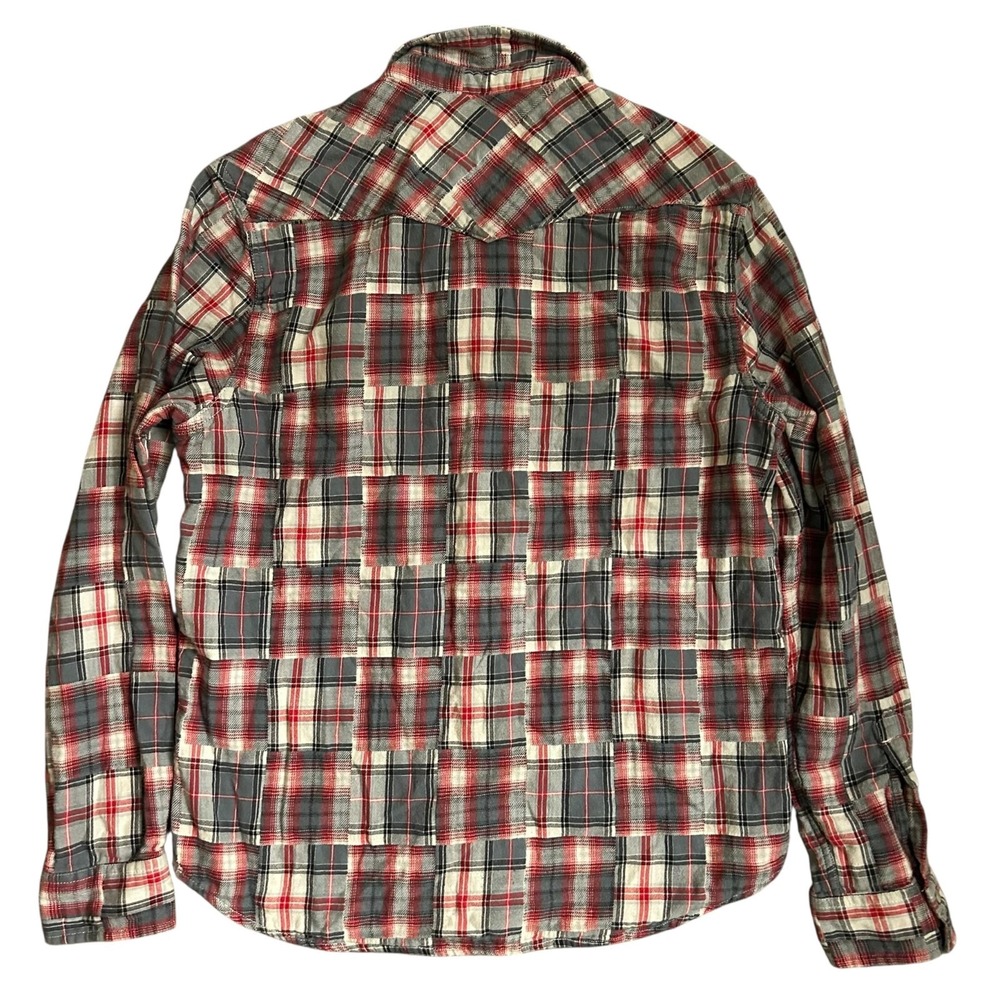 Lucky Brand Mens Shirt Medium Sportswear Distinctive Western Pearl Snaps Country - Picture 3 of 7